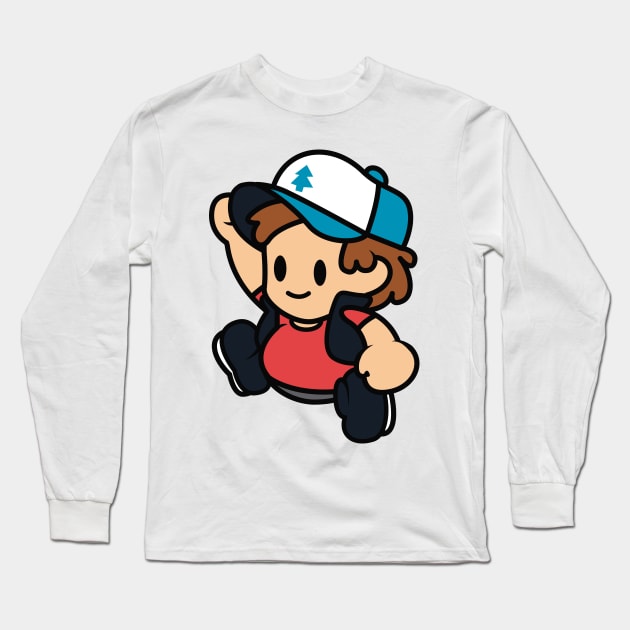 Cute Dipper Long Sleeve T-Shirt by Samtronika